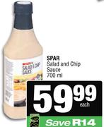 Spar Salad And Chip Sauce-700ml Each