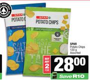 Spar Potato Chips Assorted-For Any 2 x 120g