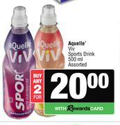 Aquelle Viv Sports Drink Assorted-For Any 2 x 500ml