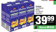 Fruitree Fruit Nectar Blend Assorted-6 x 200ml