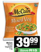 Mc Cain Mixed Vegetable-1Kg Per Pack