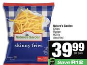 Nature's Garden Chips Range Assorted-900g Per Pack