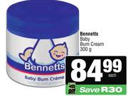 Bennetts Baby Bum Cream-300g Each