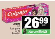 Colgate Kid Toothpaste Assorted-50ml Each