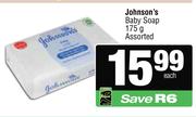 Johnson's Baby Soap Assorted-175g Each