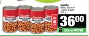 SaveMor Baked Beans In Tomato Sauce-For 4 x 410g