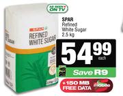 Spar Refined White Sugar-2.5Kg