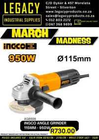 Legacy Industrial Supplies : March Madness (02 March - 31 March 2026)