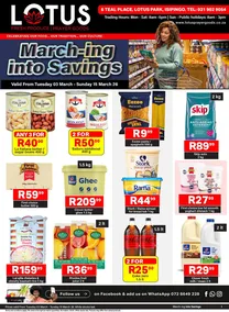Lotus Fresh Produce/Payer Goods : March-ing Into Savings (03 March - 15 March 2026)