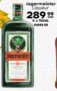 Jagermeister Liqueur-750ml