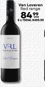 Van Loveren Red Range-750ml