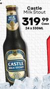 Castle Milk Stout-24 x 330ml