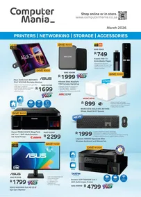 Computer Mania : Printers & Networking (01 March - 31 March 2026)