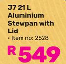Hart J7 21L Aluminium Stewpan With Lid 2528
