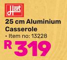 Hart J7 25cm Aluminium Casserole 13228