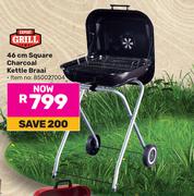 Expert Grill 46cm Square Charcoal Kettle Braai 850027004