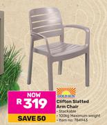 Gold Sun Clifton Slatted Arm Chair 784943
