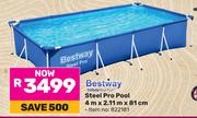 Bestway Steel Pro Pool 4m x 2.11m x 81cm 822181