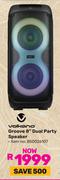 Volkano Groove 8" Dual Party Speaker 850026107