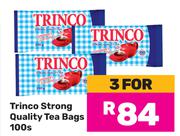 Trinco Strong Quality Teabags-For 3 x 100s