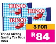 Trinco Strong Quality Tea Bags-For 3 x 100's Pack