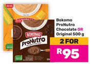 Bokomo Pro Nutro Chocolate Or Original-For 2 x 500g