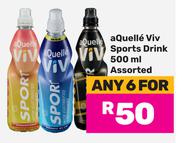 Aquelle Viv Sports Drink Assorted-For 6 x 500ml