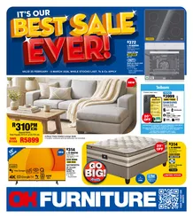 OK Furniture : Best Sale Ever (25 February - 08 March 2026)