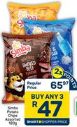 Simba Potato Chips Assorted-For Any 3 x 120g