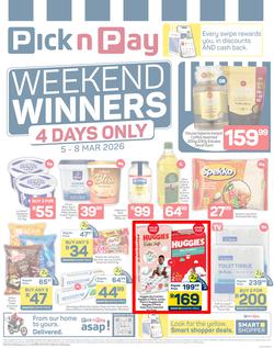 Pick n Pay : Weekend Winners (05 March - 08 March 2026), page 1