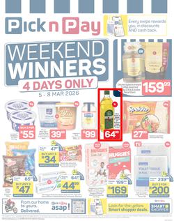 Pick n Pay : Weekend Winners (05 March - 08 March 2026), page 1