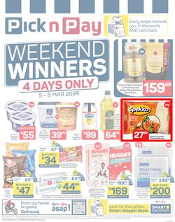 Pick n Pay : Weekend Winners (05 March - 08 March 2026), page 1
