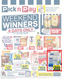 Pick n Pay : Weekend Winners (05 March - 08 March 2026), page 1