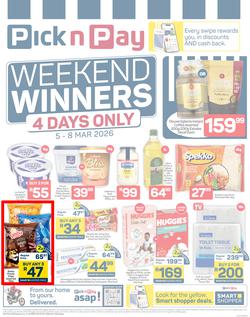 Pick n Pay : Weekend Winners (05 March - 08 March 2026), page 1