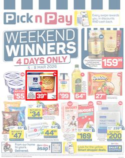 Pick n Pay : Weekend Winners (05 March - 08 March 2026), page 1