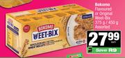Bokomo Weet Bix 375g/450g Assorted-Each