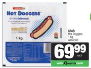 Spar Hot Doggers Assorted-1Kg