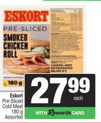 Eskort Pre Sliced Cold Meat Assorted-180g