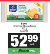 Clover Processed Cheese Slices Assorted-400g