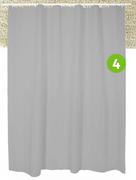 Sensea Essential Shower Curtain 180 x 200cm Granit 81469820