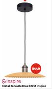 Inspire Metal Jane Alu Bras E27 x 1