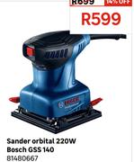 Bosch Orbital Sander 220W GSS 140 81480667