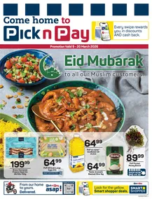 Pick n Pay KwaZulu-Natal : Eid Mubarak (09 March - 20 March 2026)