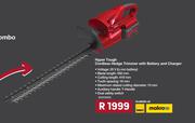 Hyper Tough Cordless Hedge Trimmer With Battery & Charger 850026635