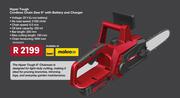 Hyper Tough Cordless Chain Saw 8" With Battery & Charger 850026633