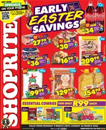 Shoprite KwaZulu-Natal : Early Easter Savings (09 March - 22 March 2026)