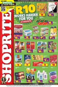 Shoprite KwaZulu-Natal : R10 Works Harder For You (09 March - 22 March 2026)