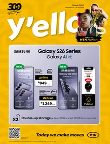 MTN : Y'ello (09 March - 06 April 2026)