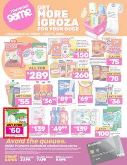 Game SASSA : Get More iGroza For Your Buck (24 March - 08 April 2026), page 1