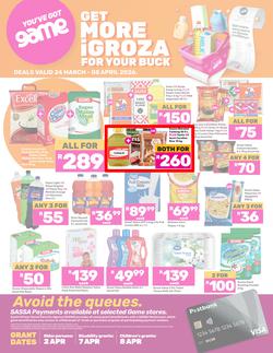 Game SASSA : Get More iGroza For Your Buck (24 March - 08 April 2026), page 1